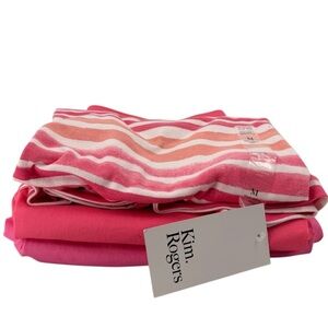 Kim Rogers Womens NWT Bundle Size 10 Stretch Bermuda Shorts (2) And M T-shirt